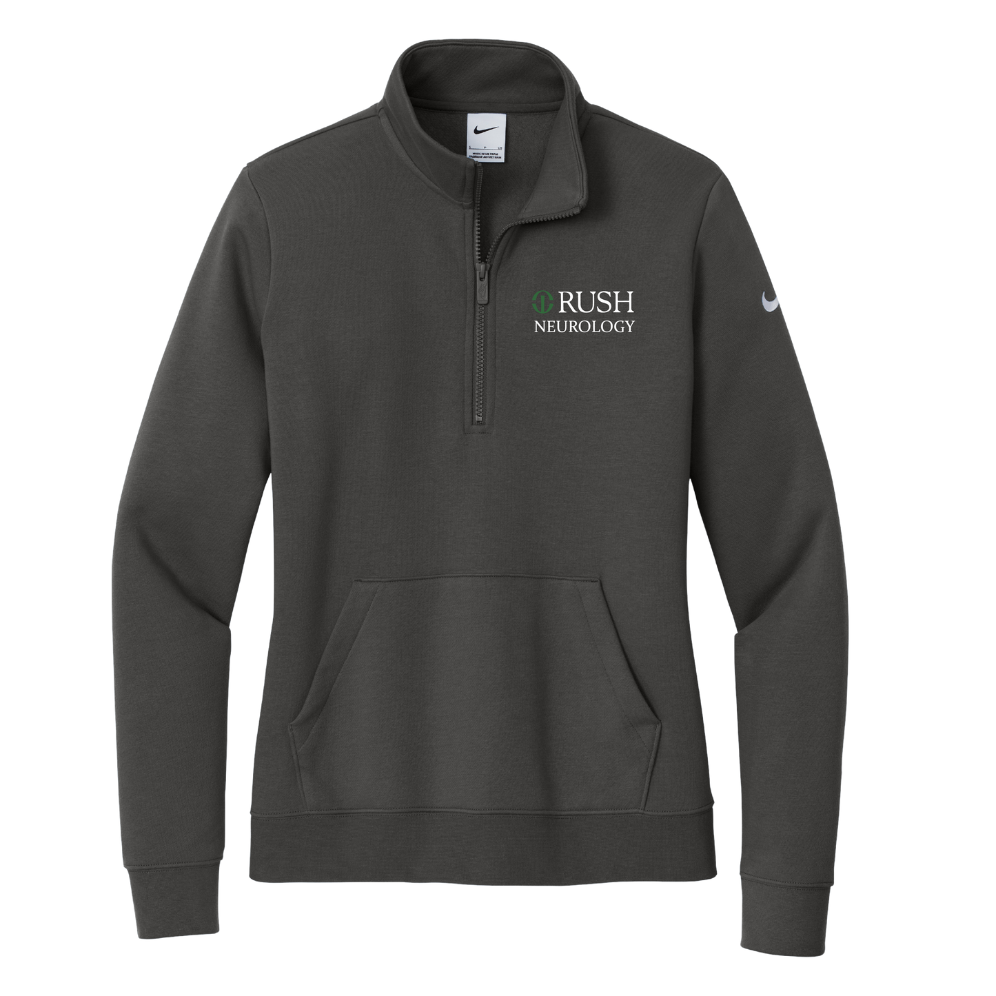 Women's Nike Club Fleece Sleeve Swoosh 1/2-Zip