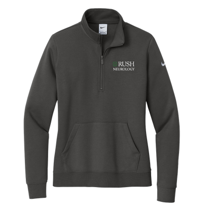 Women's Nike Club Fleece Sleeve Swoosh 1/2-Zip