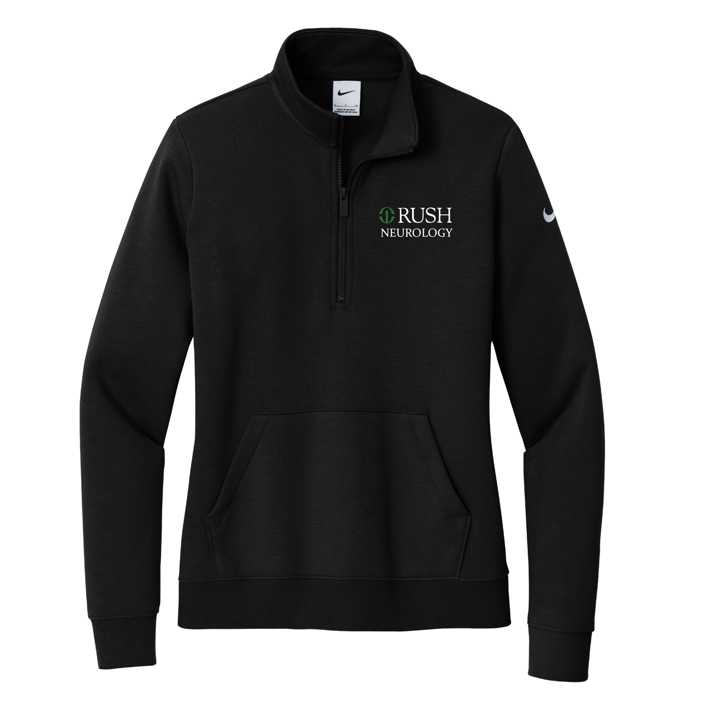 Women's Nike Club Fleece Sleeve Swoosh 1/2-Zip