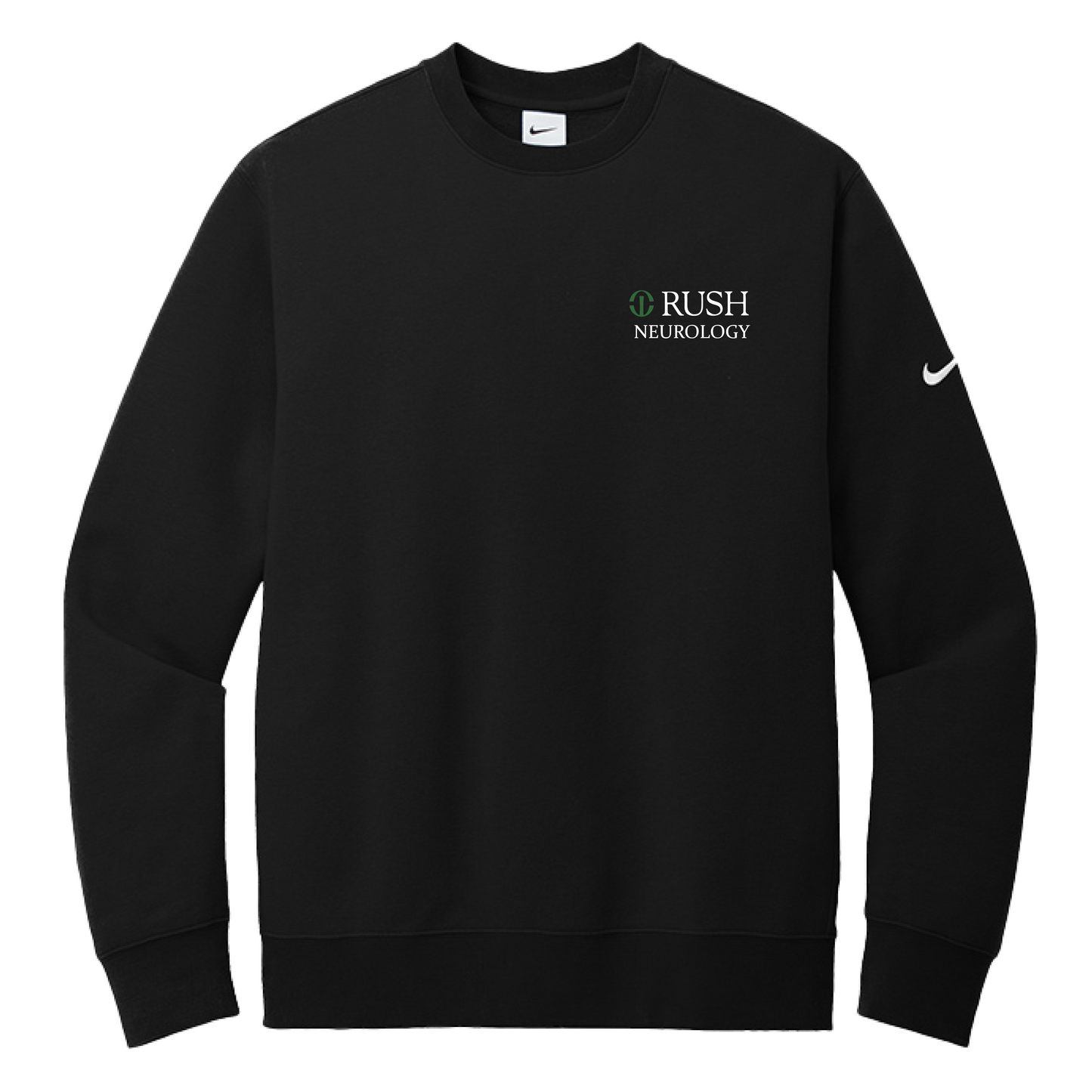 Nike Club Fleece Sleeve Swoosh Crew