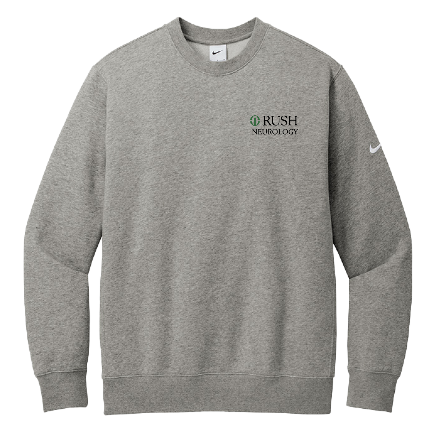 Nike Club Fleece Sleeve Swoosh Crew